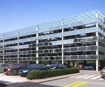 立體車庫為大家提供方便的停車場所 立體車庫為大家提供方便的停車場所